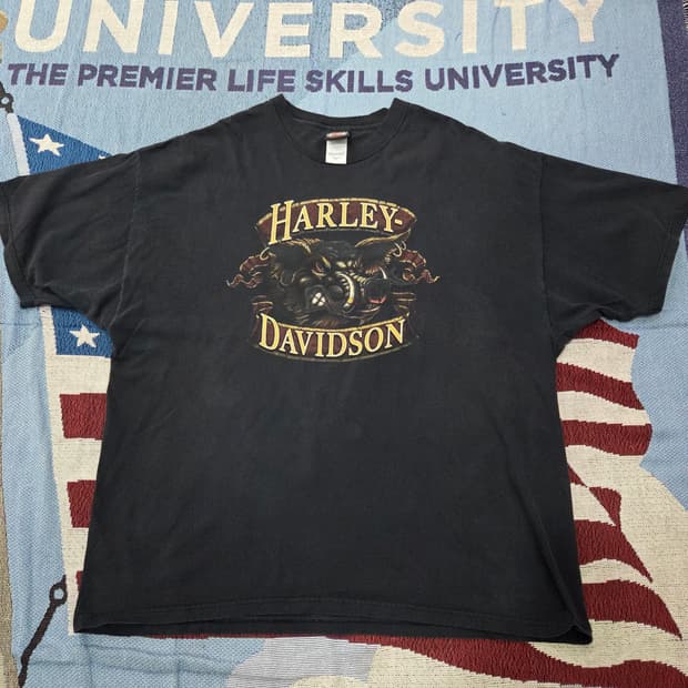 할리데이비슨 빈티지 티셔츠 (HARLEY-DAVIDSON)