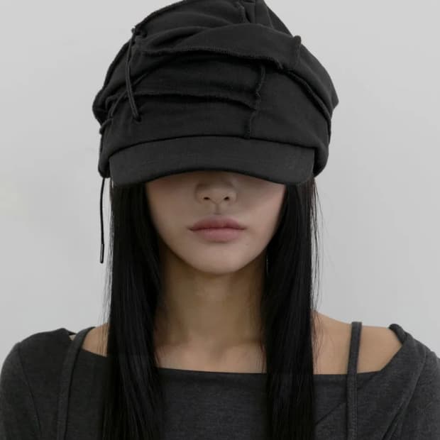 플레어업 soi draped cap 블랙