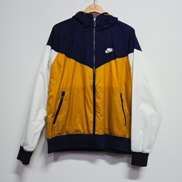 나이키 바람막이 네이비/화이트95