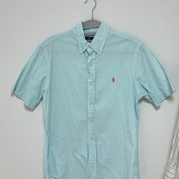 폴로 랄프로렌 반팔 셔츠 시어서커