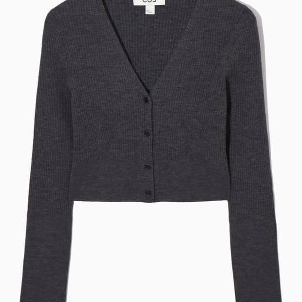 cos 코스 크롭 울가디건 xs 새상품