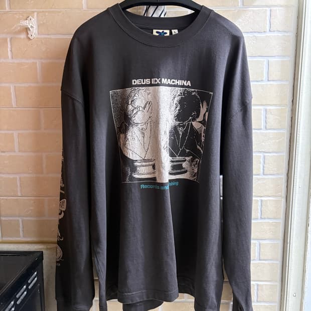 데우스엑스마키나 - 나염 롱슬리브 차콜 L