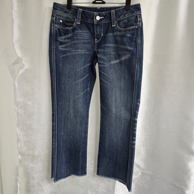 리바이스 7부 청바지 부츠컷 컷팅진 (1749)