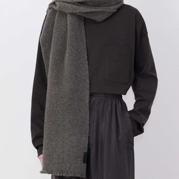 24FW 르메르 맥시 플러피 알파카 스카프