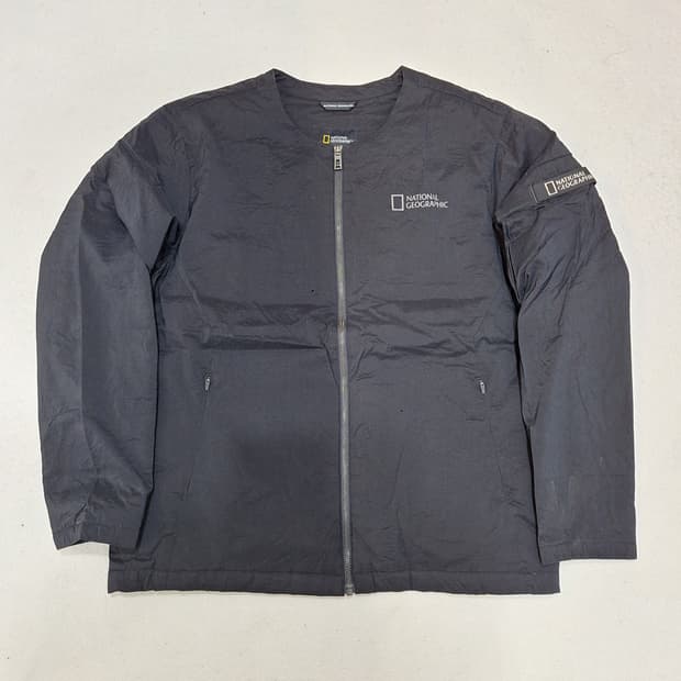 내셔날지오그래픽  구스경량패딩XL