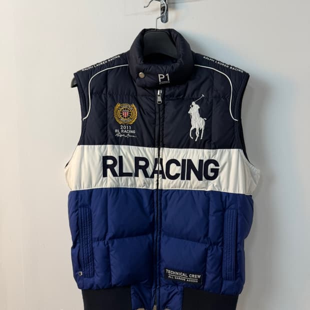 폴로 랄프로렌 레이싱 P1 패딩 조끼 