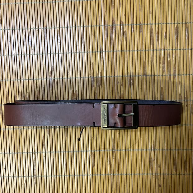 캘빈클라인 브라운 레더 벨트