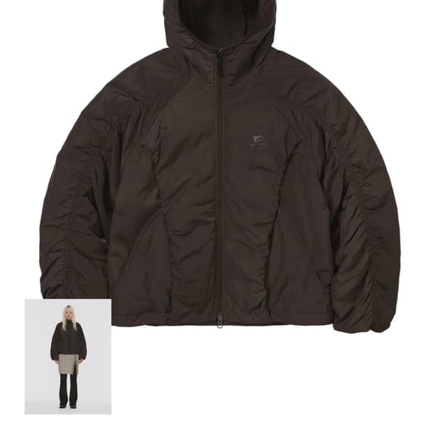 Thinsulate Padded Jacket Brown (padding)