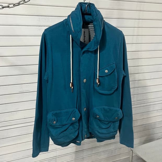 apache vintage high neck zip up