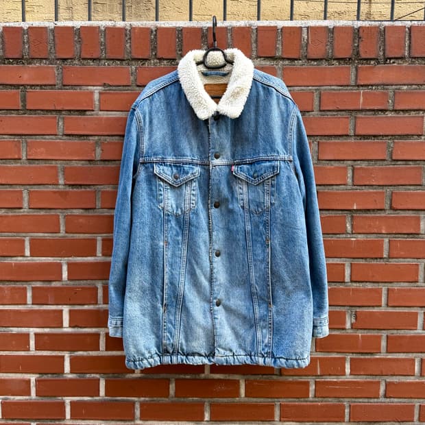 리바이스 프리미엄 쉐르파 데님 트러커 자켓
