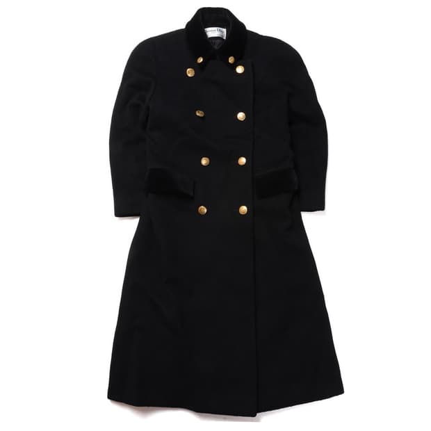 Christian Dior Double Breasted Wool Coat