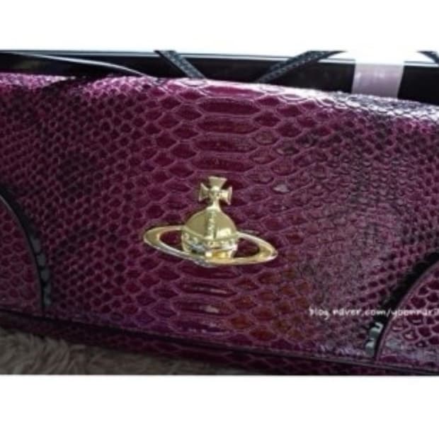 비비안웨스트우드 퍼플 뱀피 orb 크로스백