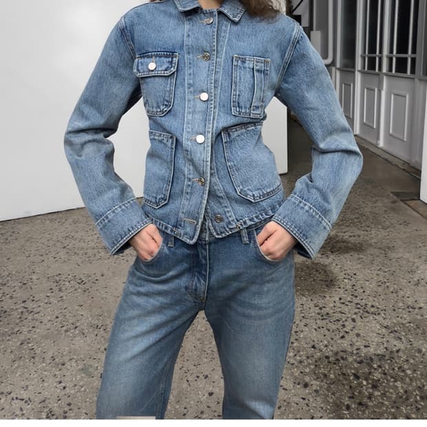 [S] OPEN YY 오픈와이와이 데님 트러커 자켓