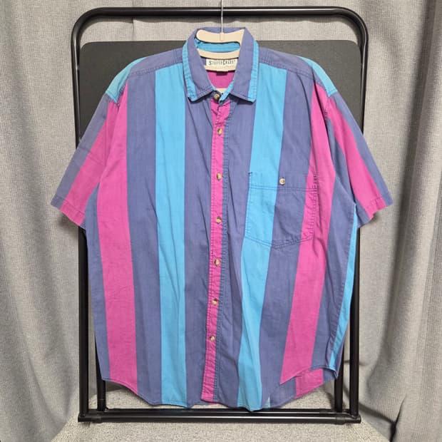 Steeple Chase 빈티지 반팔 셔츠 L-XL(100-105)
