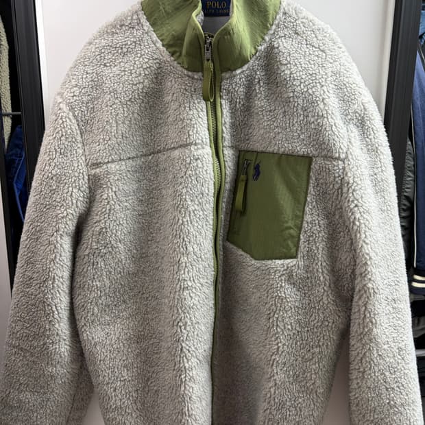 폴로 랄프로렌 하이브리드 플리스 자켓