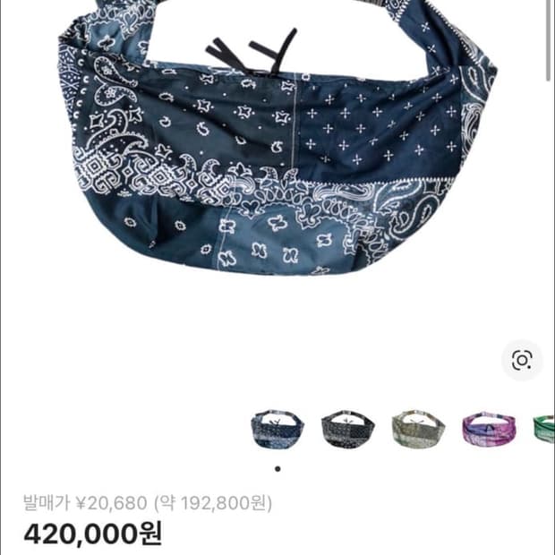 캐피탈 호보백 페이즐리