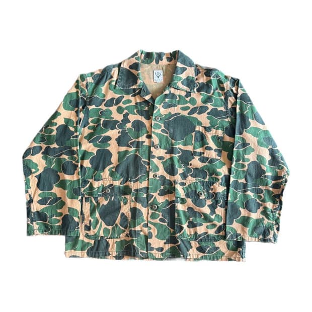 South 2 West 8 duck camo cotton work jac