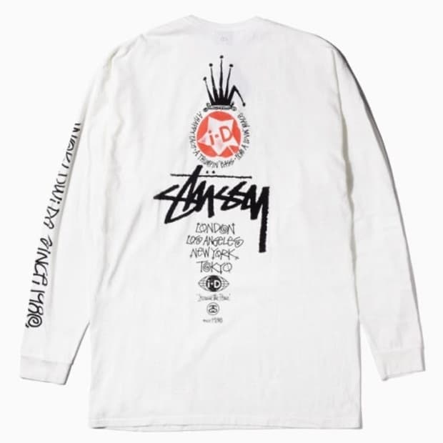 [L-XL] 스투시 x i-d 아이디매거진 롱슬리브 구합니다