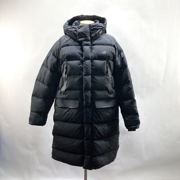뉴발란스 남성구스다운롱패딩 블랙 100