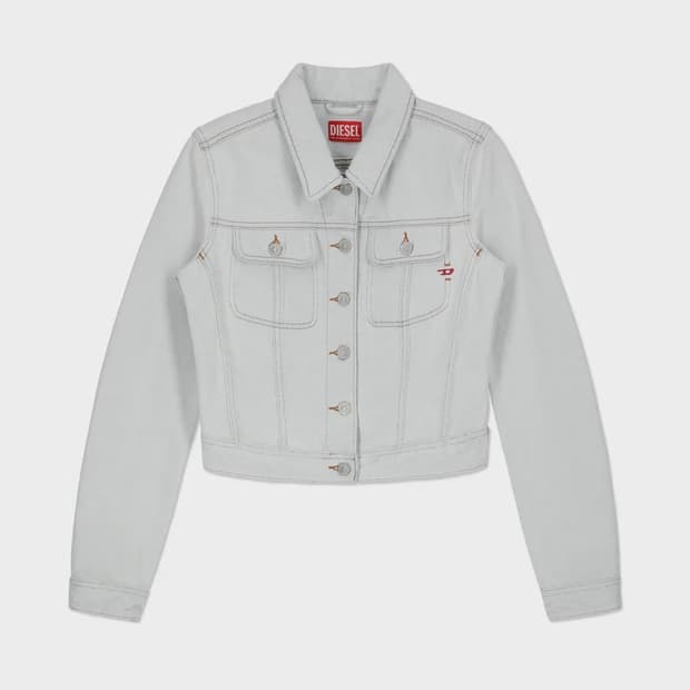 여성 DE 슬리미 데님 재킷 - 블루 / A049060079Z01