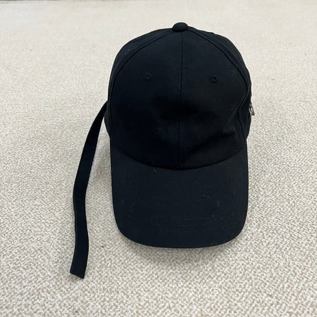 F 맥베리 옷핀 블랙 볼캡 모자 0130M2