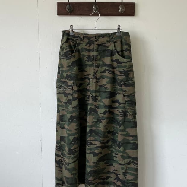 Right-on 밀리터리 스커트