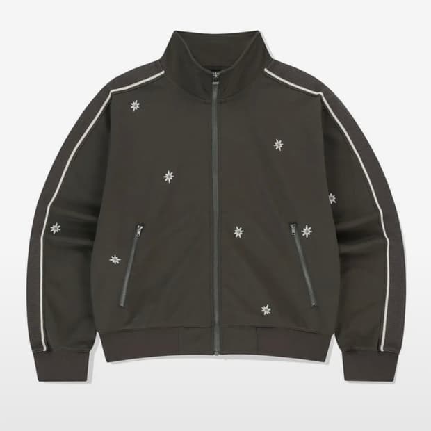 썬러브 Twinkle Track Jacket Brown S