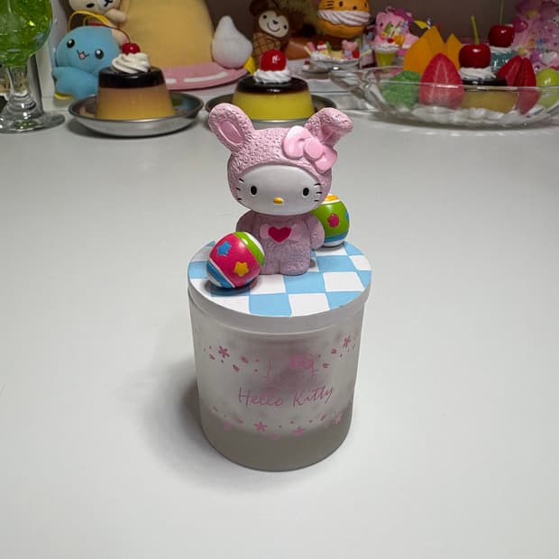 롭이어 키티 캔들 고전키티 토끼키티 갸루 방꾸 핑크키티