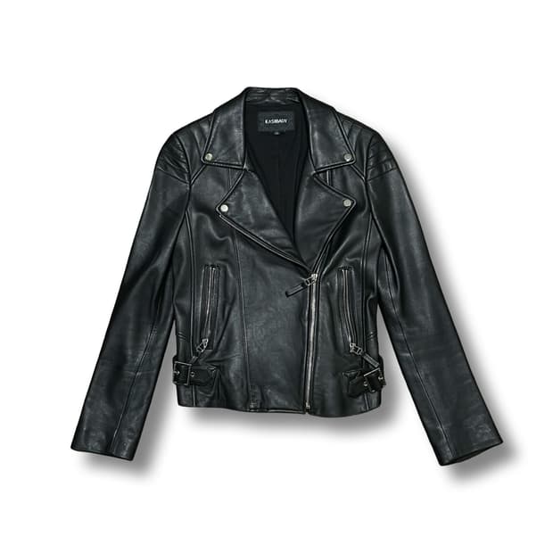 [55] KASIBADY 빈티지 양가죽 라이더 자켓 블랙