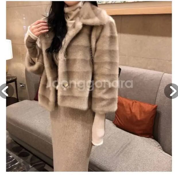 밍크자켓코트 