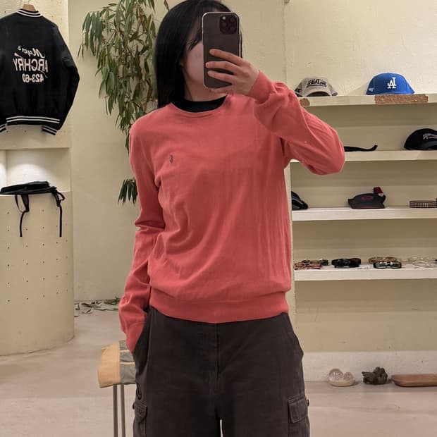 폴로 랄프로렌 핑크 포니 니트 U565