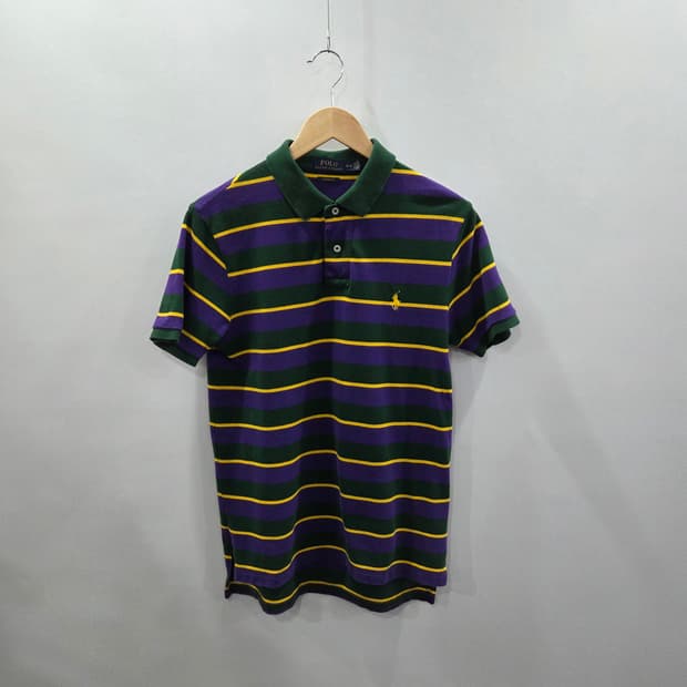 폴로랄프로렌 피케 스트라이프 카라티 M