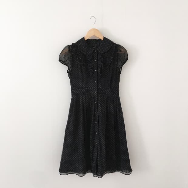 mini dot dress
