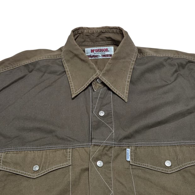 Mcgregor 맥그리거 웨스턴 워크 빈티지 셔츠