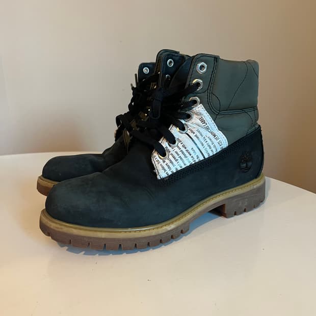 팀버랜드 트리 팩 프리미엄 6인치 블랙 누벅 부츠