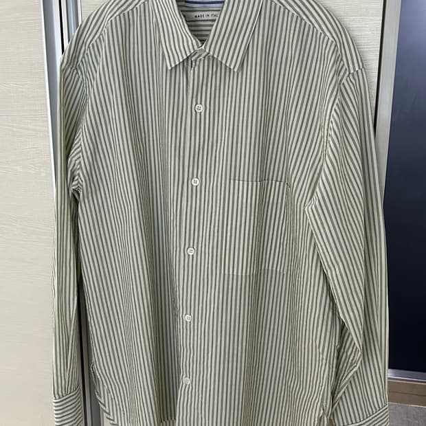 Cristaseya Green Striped Shirt