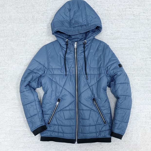 DIESEL Aqua Blue Puffer Jacket