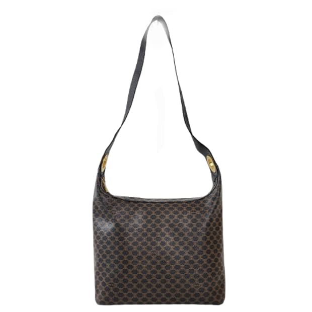 정품 셀린느 마카담 골든 서클 로고 캔버스 호보백