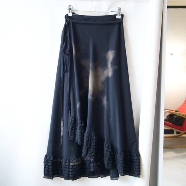 [STUDIO PARIS] funk lace lap skirt