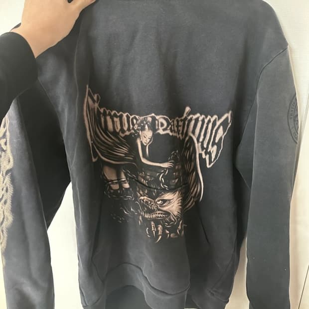 트레비스 스캇 내한 머천 후드티 S/M