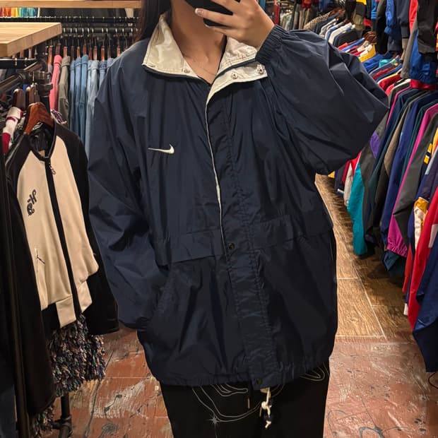 [HI] nike 바람막이 네이비