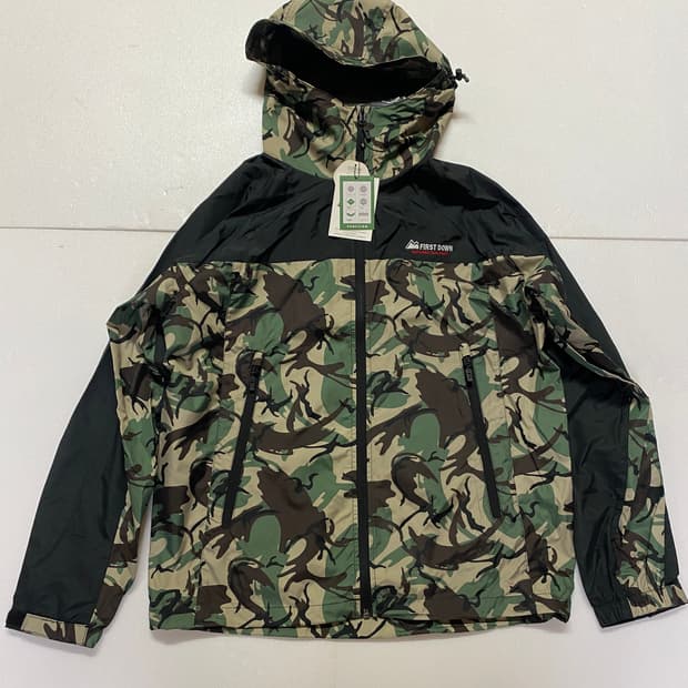 First down camo 바람막이 L 새상품