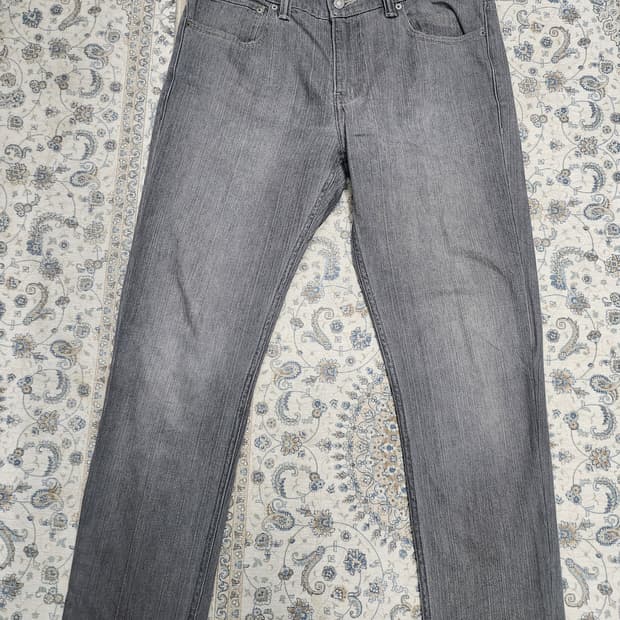 리바이스 511 슬림핏 그레이 데님 팬츠 33/30