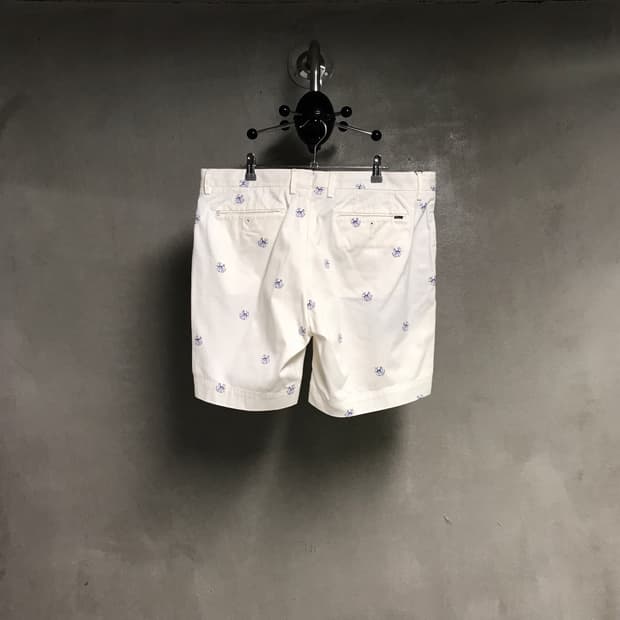 폴로 랄프로렌 멀티 자수 치노 반바지 화이트 36