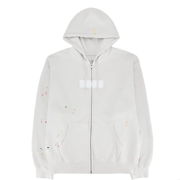 슈프림 마르지엘라 박스로고 후드집업[XL]