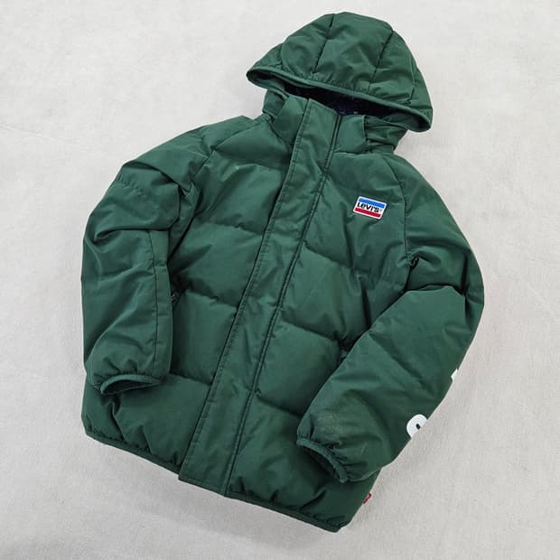 [S] 리바이스 여성 오리털 후드 패딩 자켓  0116Y1
