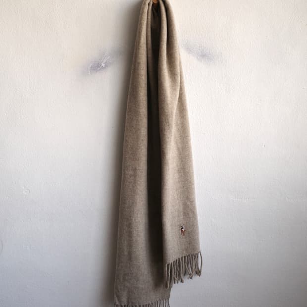 폴로 울 머플러