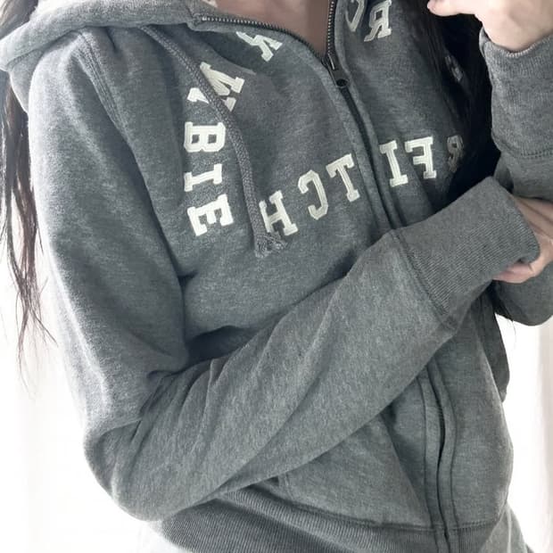아베크롬비 양털 그레이 xs