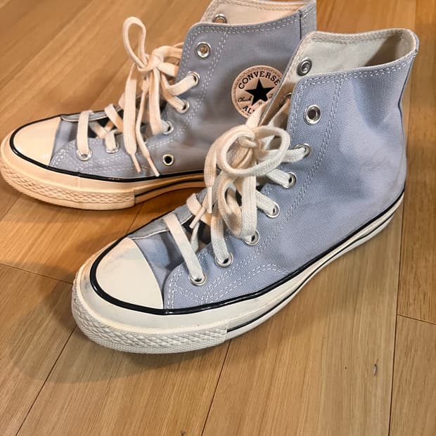 컨버스 척 70 하이 라이트 블루 색상 스니커즈