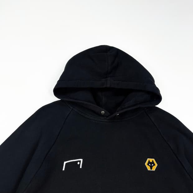 골스튜디오 울버햄튼 블랙 후드티 (XL)
